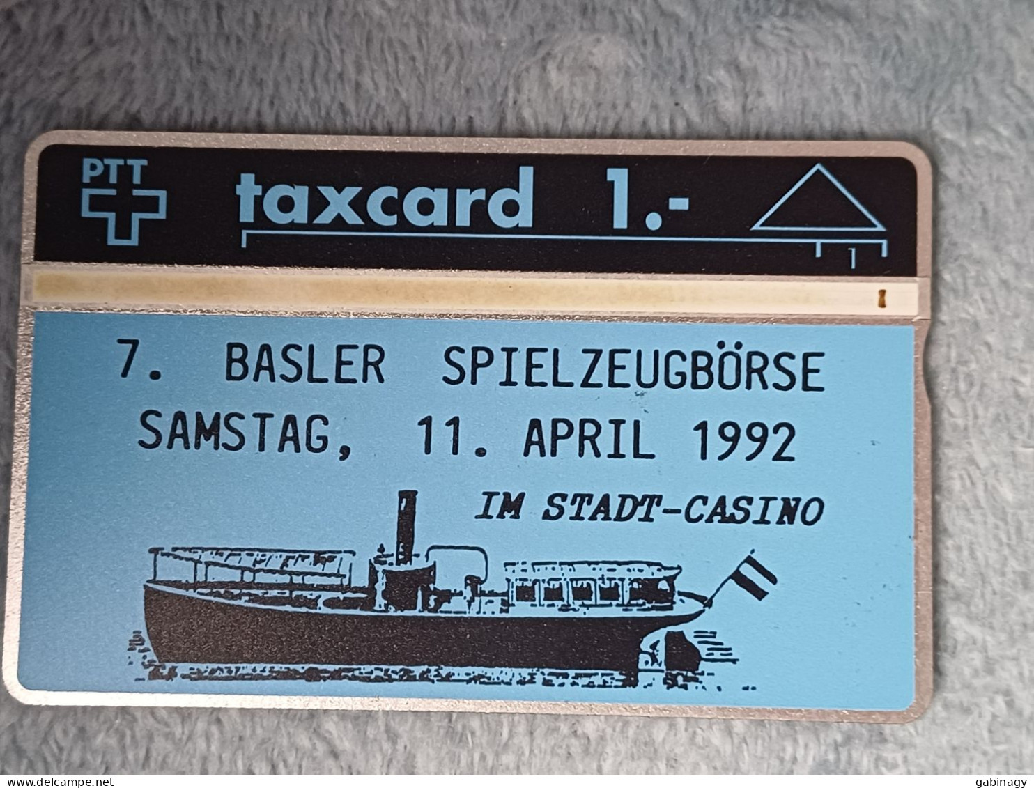 SWITZERLAND - K-92/019A - 7. Basler Spielzeugbörse - SHIP - 900EX. - Schweiz