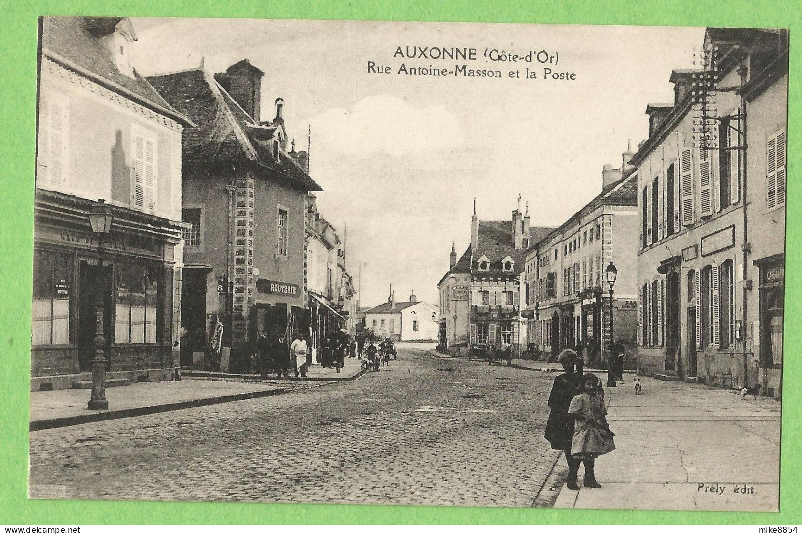 A184   CPA   AUXONNE  (Côte D'Or)  Rue Antoine-Masson Et La Poste  +++++++ - Auxonne