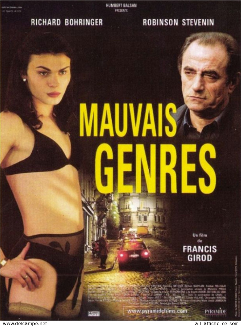 Affiche Cinéma Orginale Film MAUVAIS GENRES 40x60cm - Posters