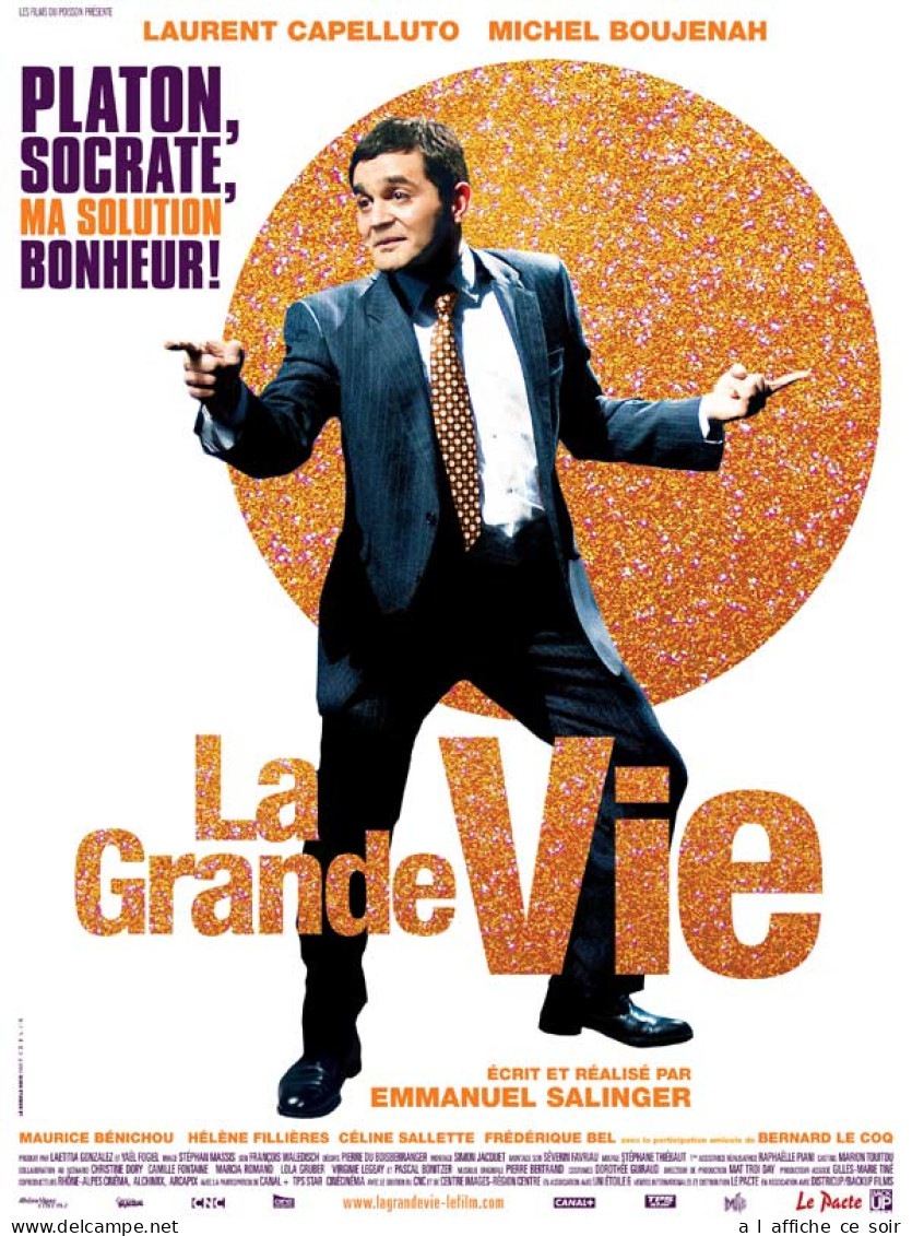 Affiche Cinéma Orginale Film LA GRANDE VIE 120x160cm - Affiches & Posters