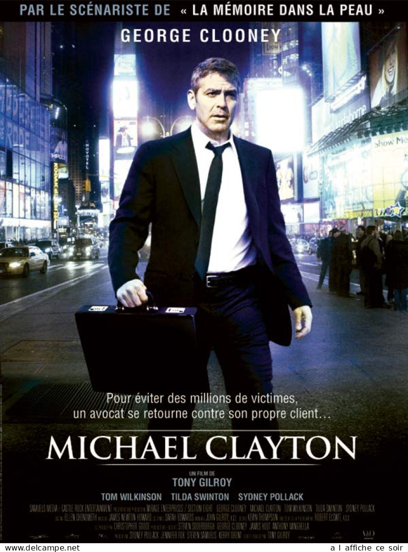 Affiche Cinéma Orginale Film MICHAEL CLAYTON 120x160cm - Manifesti & Poster