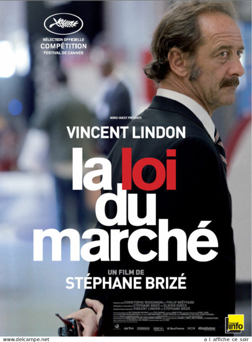 Affiche Cinéma Orginale Film LA LOI DU MARCHÉ 120x160cm - Plakate & Poster