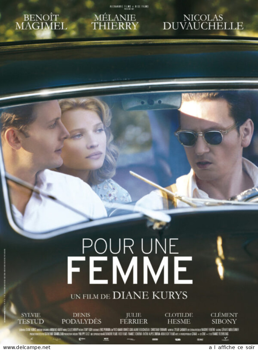 Affiche Cinéma Orginale Film POUR UNE FEMME 120x160cm - Posters