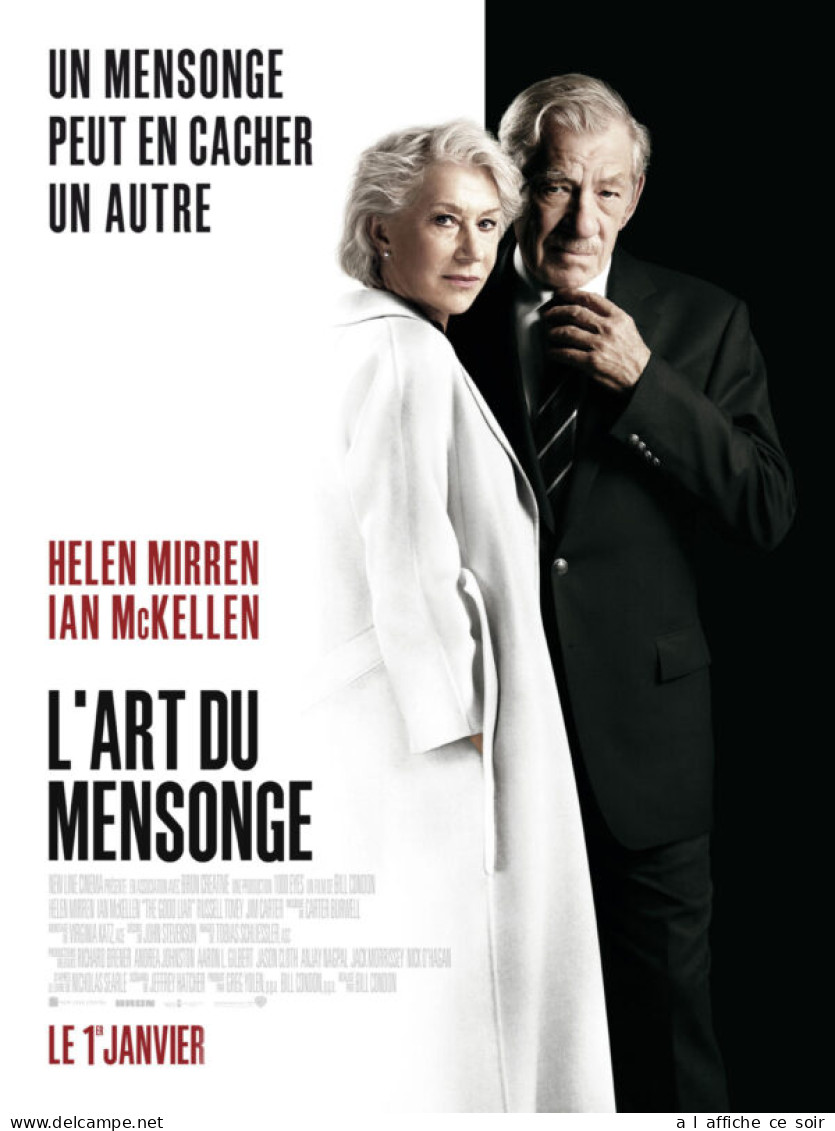 Affiche Cinéma Orginale Film L'ART DU MENSONGE 120x160cm - Manifesti & Poster
