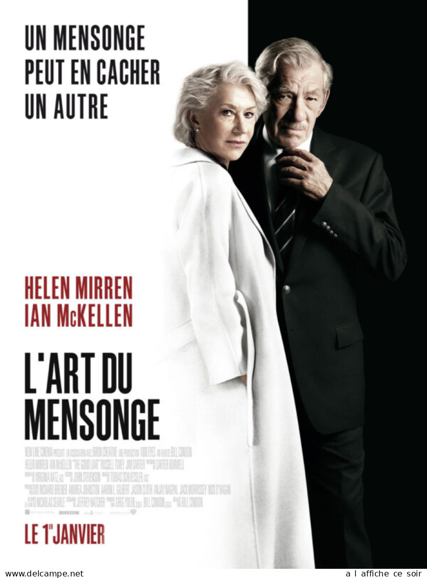 Affiche Cinéma Orginale Film L'ART DU MENSONGE 40x60cm - Afiches & Pósters