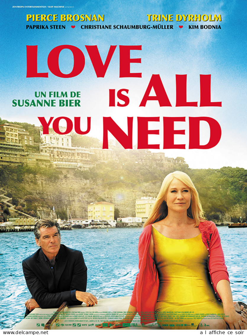 Affiche Cinéma Orginale Film LOVE IS ALL YOU NEED 40x60cm - Manifesti & Poster