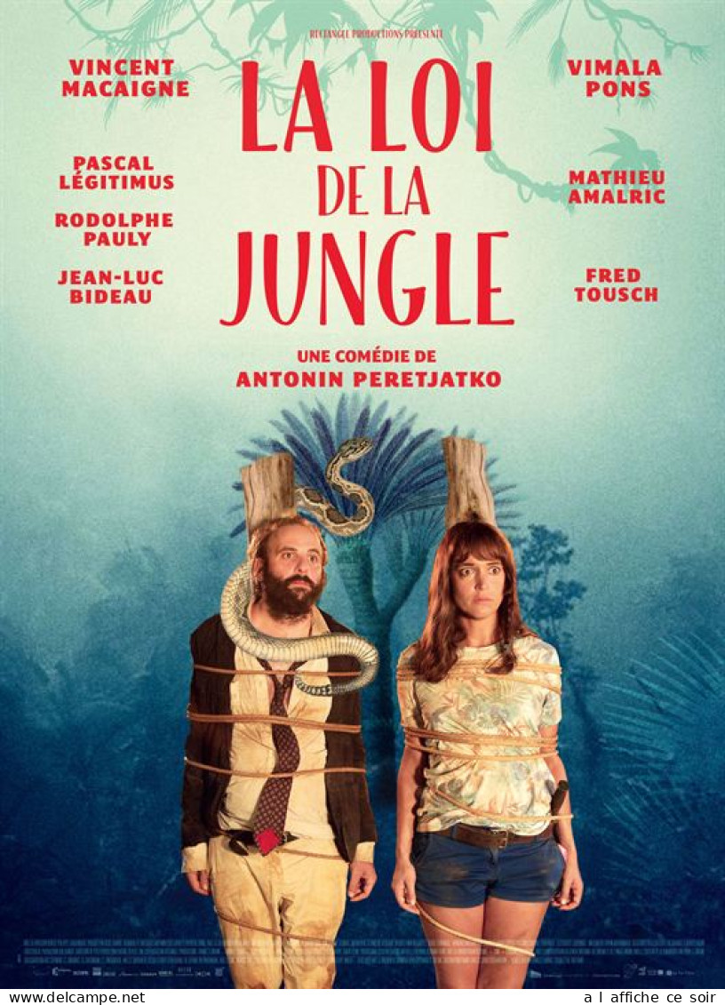 Affiche Cinéma Orginale Film LA LOI DE LA JUNGLE 40x60cm - Afiches & Pósters