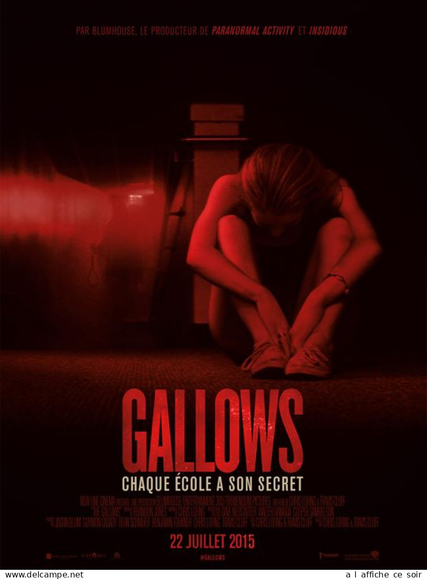 Affiche Cinéma Orginale Film GALLOWS 120x160cm - Posters