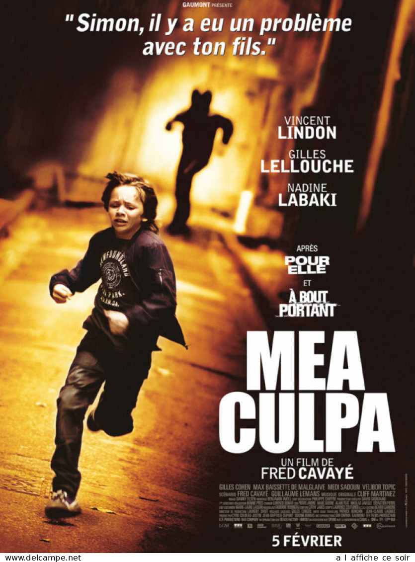 Affiche Cinéma Orginale Film MEA CULPA 40x60cm - Manifesti & Poster