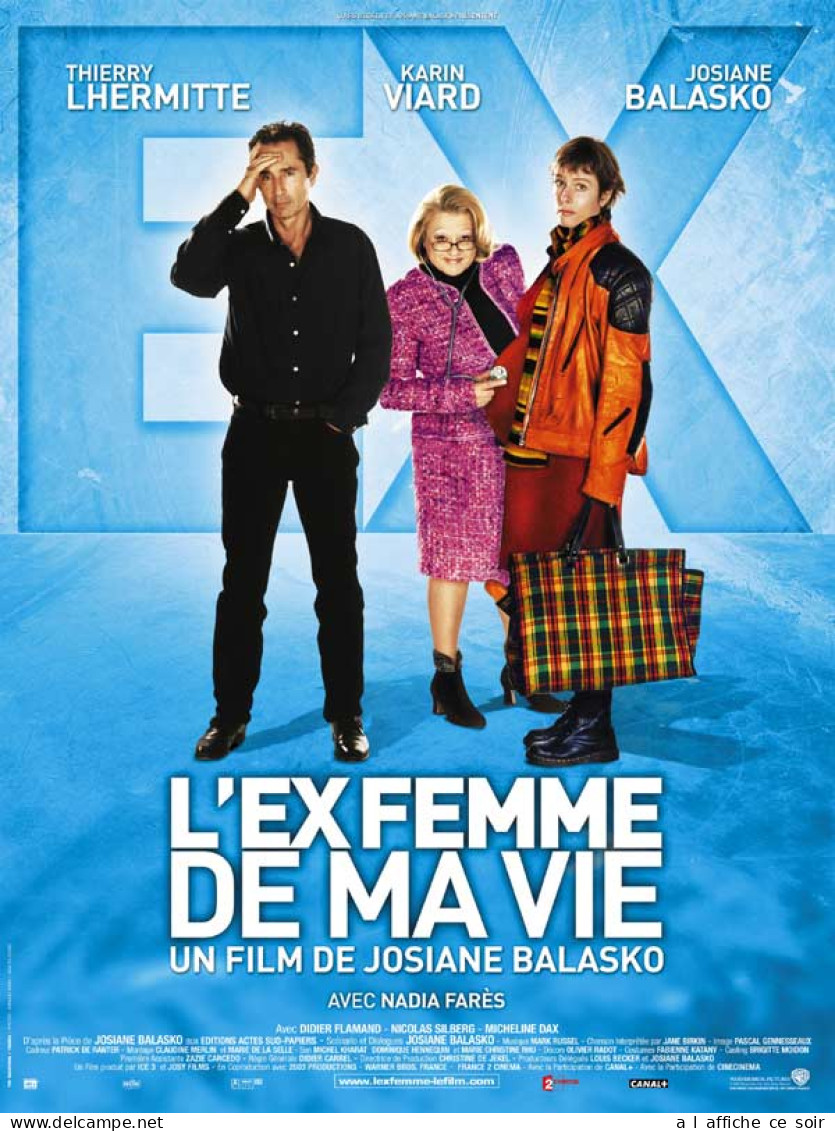 Affiche Cinéma Orginale Film L'EX FEMME DE MA VIE 120x160cm - Plakate & Poster