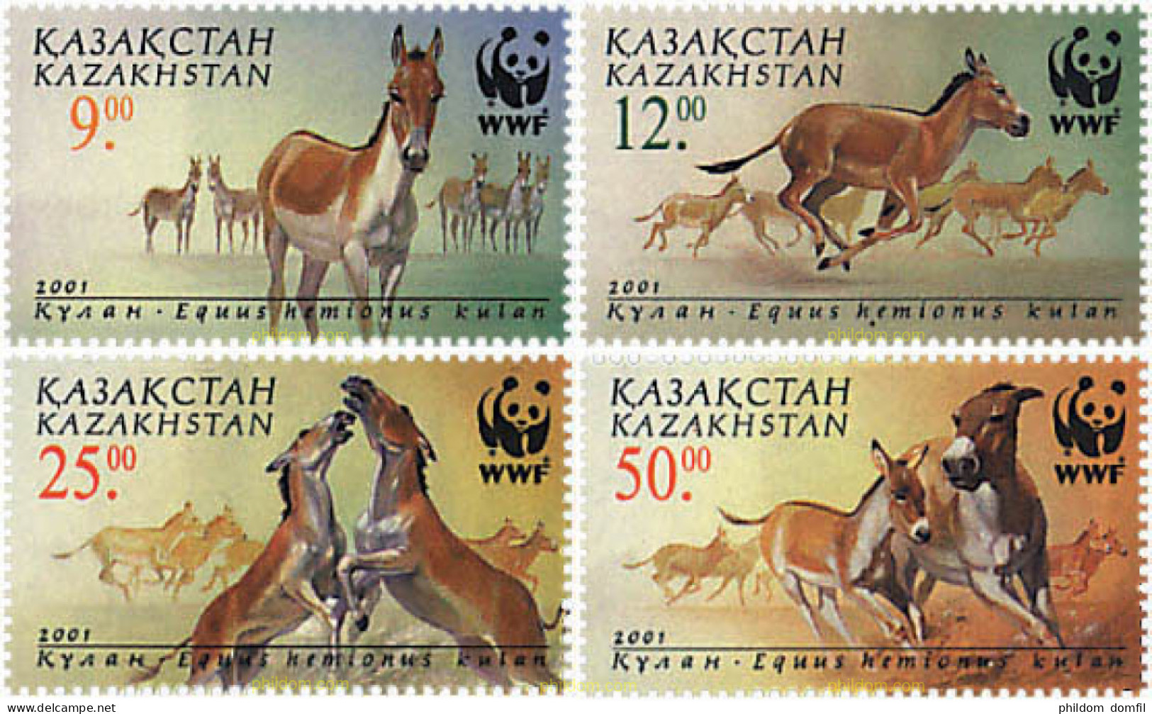 74257 MNH KAZAJSTAN 2001 KULAN - Kazakhstan