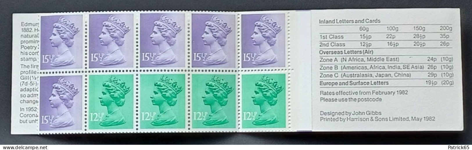 Groot Brittannie 1982 Sg.FN2 - MNH - Postzegelboekjes