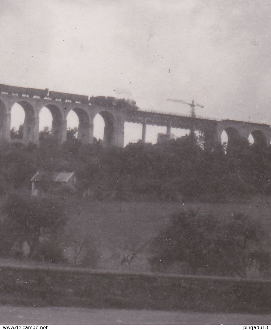 Allemagne Post WW2 Reconstruction Pont Chemin De Fer Ville Bombardement Alentours Memmingen Augsbourg Ou ?? - Trains