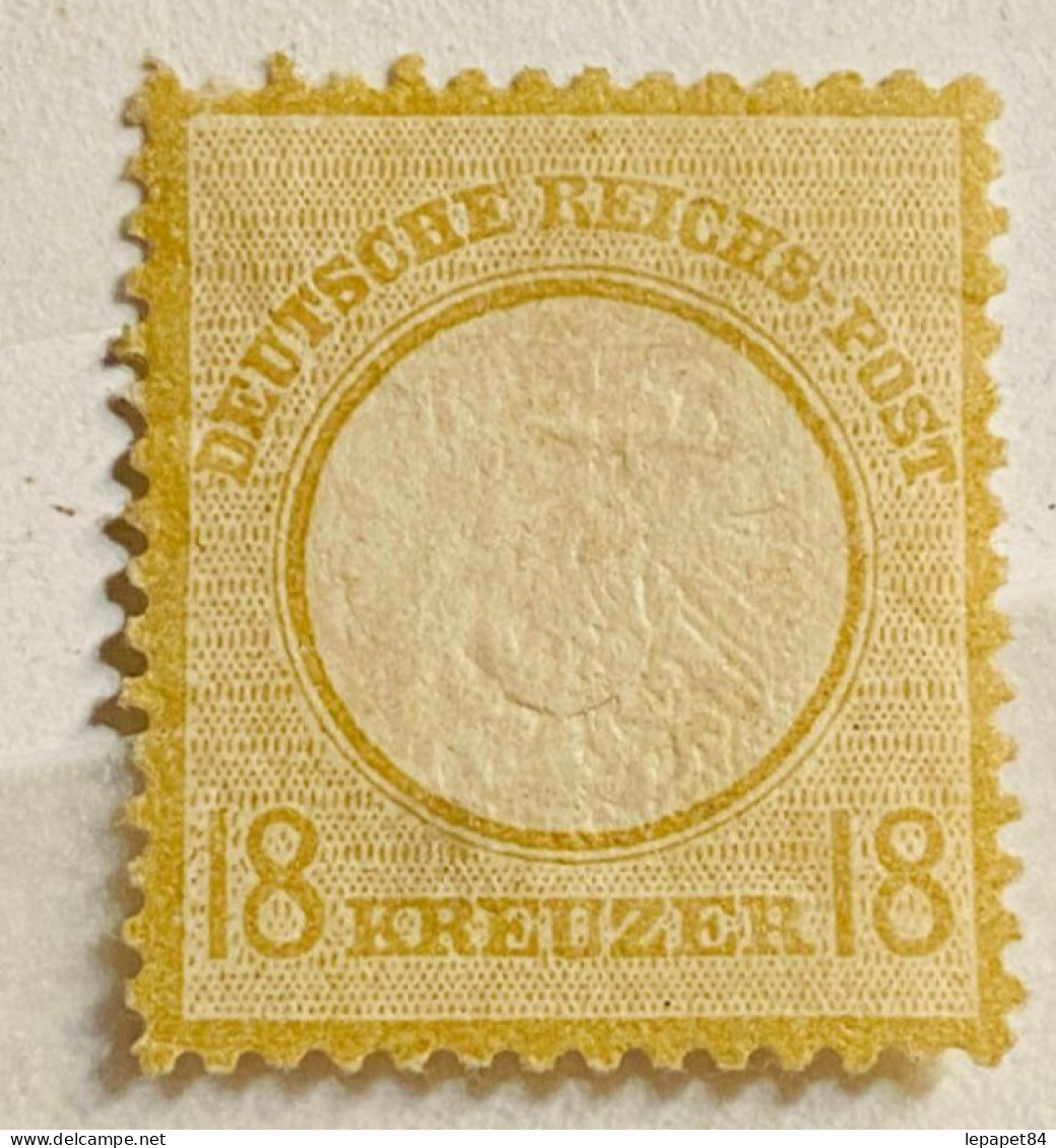 Allemagne YT N° 25 Neuf* Parfait Gomme Altérée - Unused Stamps