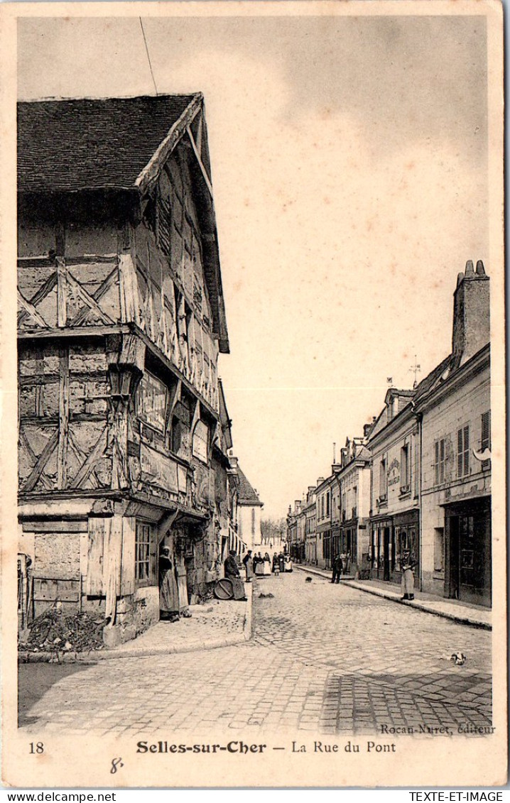 41 SELLES SUR CHER -- Perspective De La Rue Du Pont -  - Selles Sur Cher
