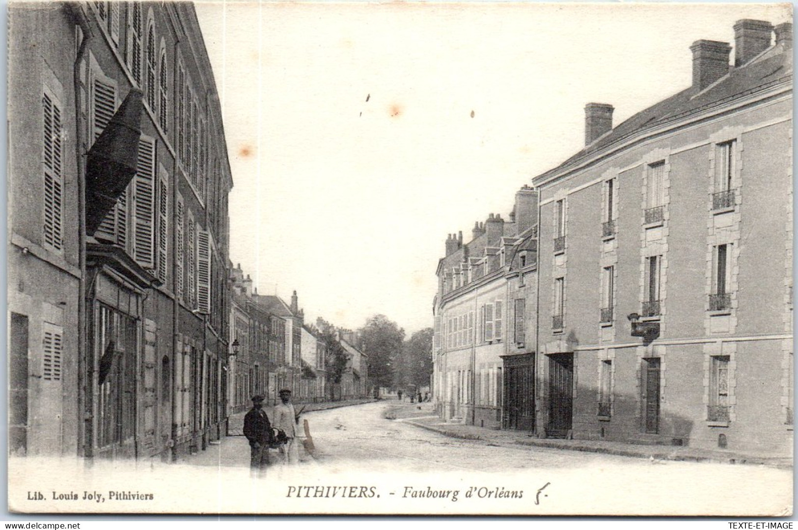 45 PITHIVIERS - Perspective Du Faubourg D'orleans.  - Pithiviers