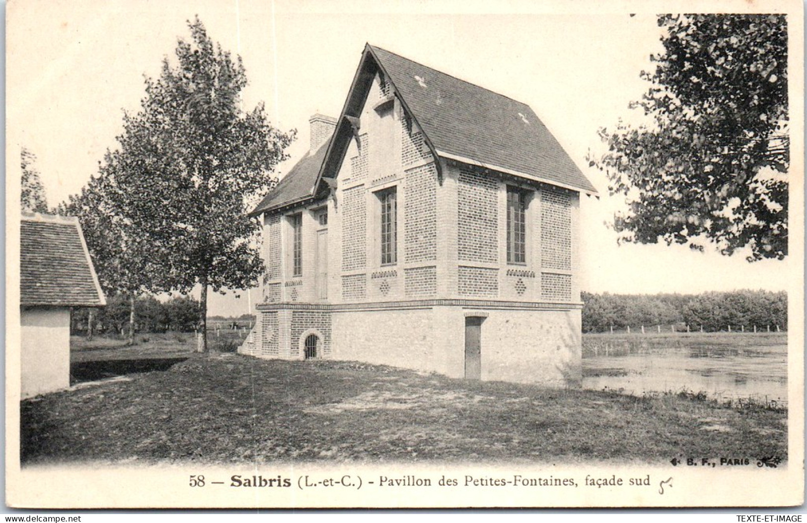 41 SALBRIS -- Pavillon Des Petites Fontaines, Facade Sud. - Salbris