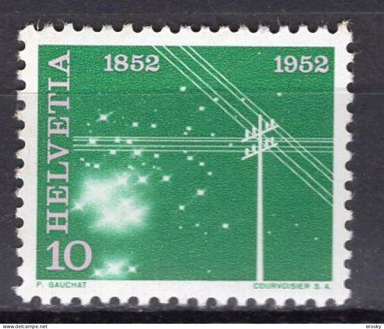 T3415 - SUISSE SWITZERLAND Yv N°518 ** Telecommunications - Unused Stamps