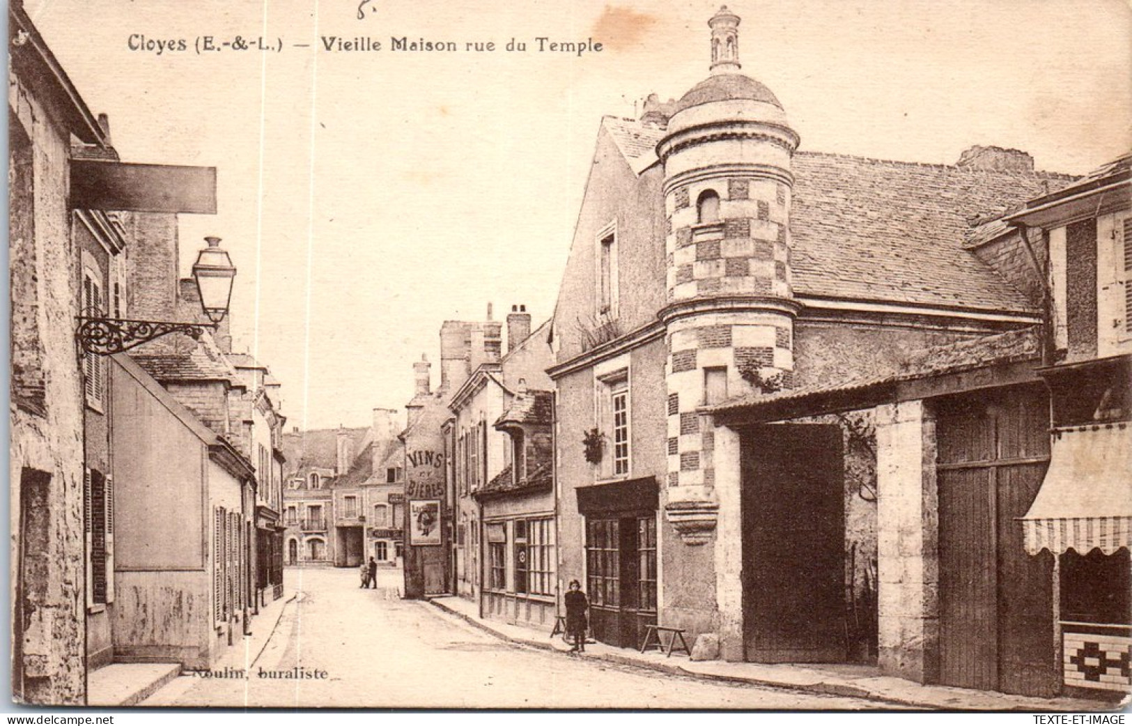 28 CLOYES -- Vieille Maison Rue Du Temple - - Cloyes-sur-le-Loir