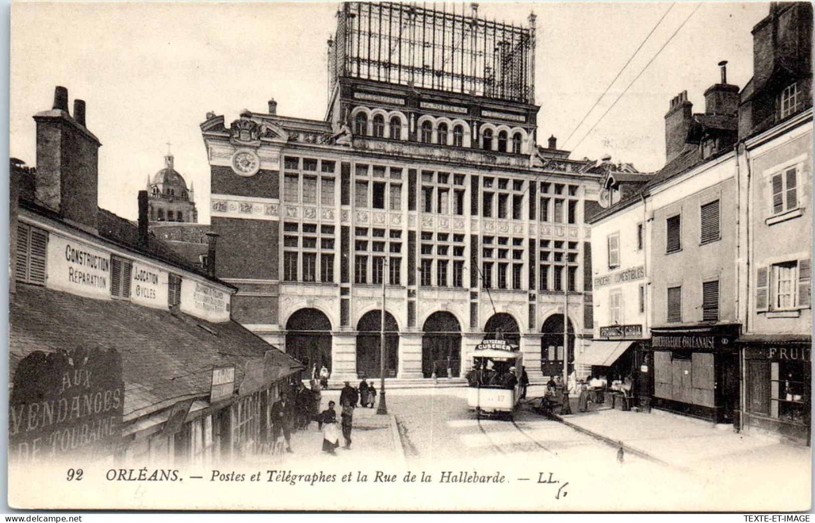 45 ORLEANS -- Poste & Telegraphe Rue De La Hallebarde - Orleans