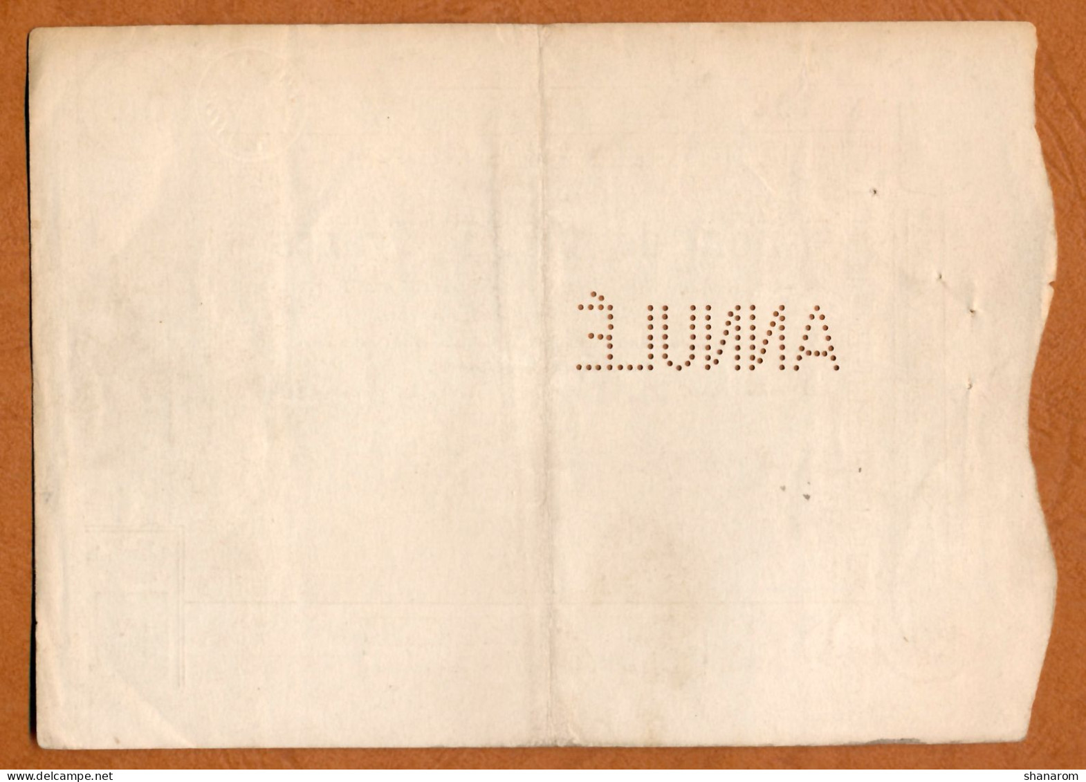 1914-18 // Ville De CHAUNY (02) // Septembre & Octobre 1914 // Caisse Municipale // Bon De 100 Francs // Annulé-Muster - Bonos