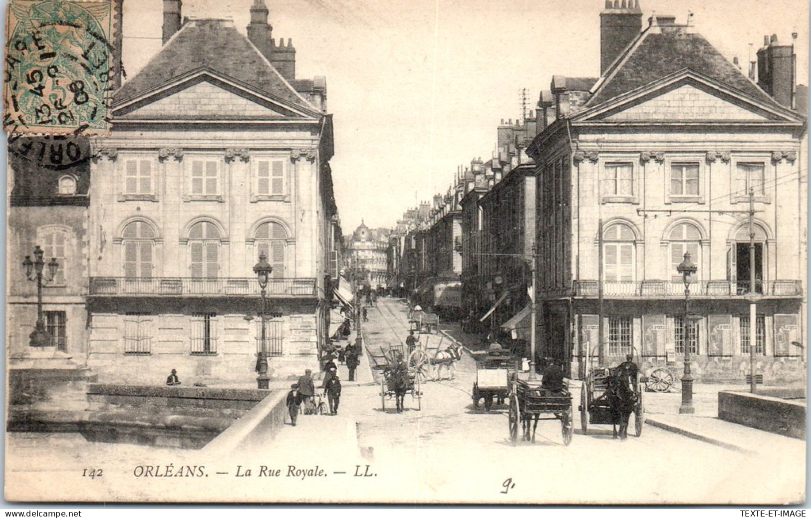 45 ORLEANS -- La Rue Royale , Vue D'ensemble -  - Orleans