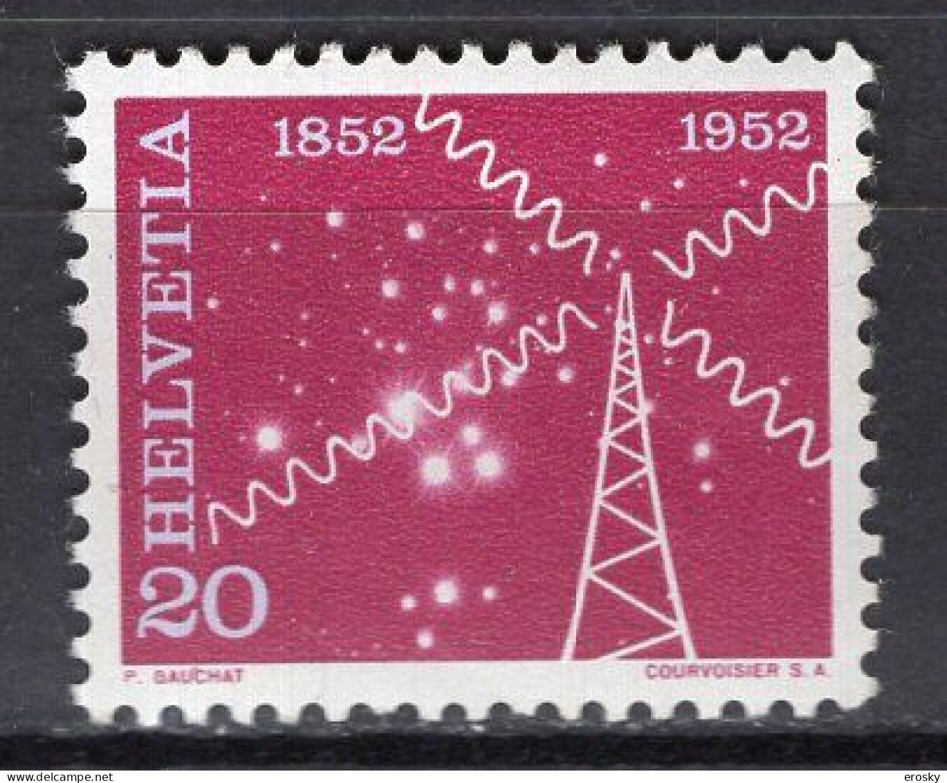 T3416 - SUISSE SWITZERLAND Yv N°519 ** Telecommunications - Unused Stamps