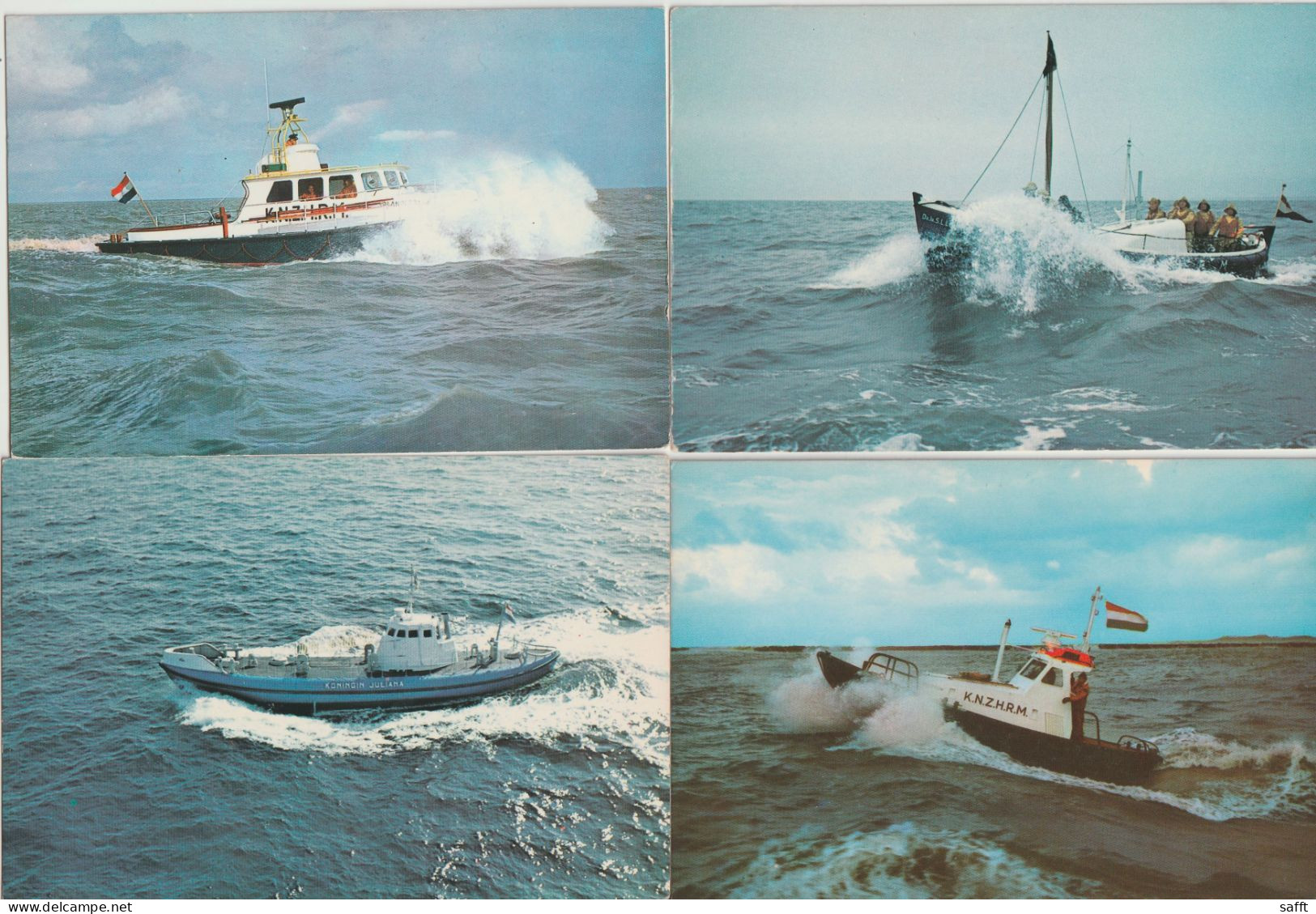 Lot Mit 8 Ansichtskarten Rettungsboote Niederlande K.N.Z.H.R.M. - Other & Unclassified