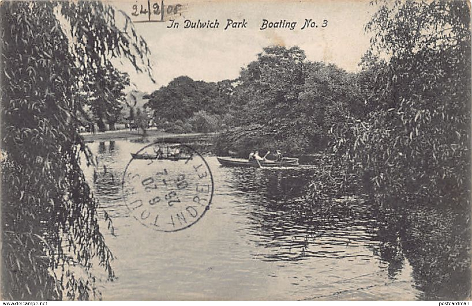 England - DULWICH London - In Dulwich Park - Boating No. 3 - London Suburbs