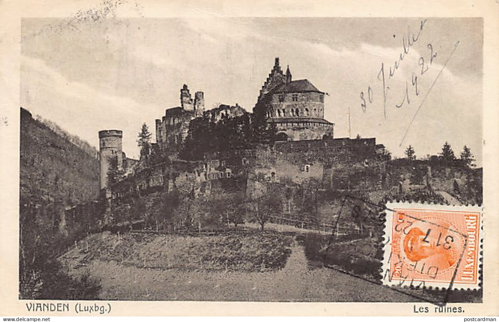 Luxembourg - VIANDEN - Les Ruines - Ed. P. Houstrass 4 - Vianden
