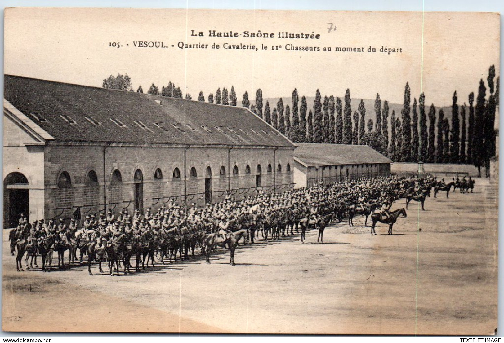 70 VESOUL - Quartier De Cavalerie Du 11e Chasseurs. - Vesoul