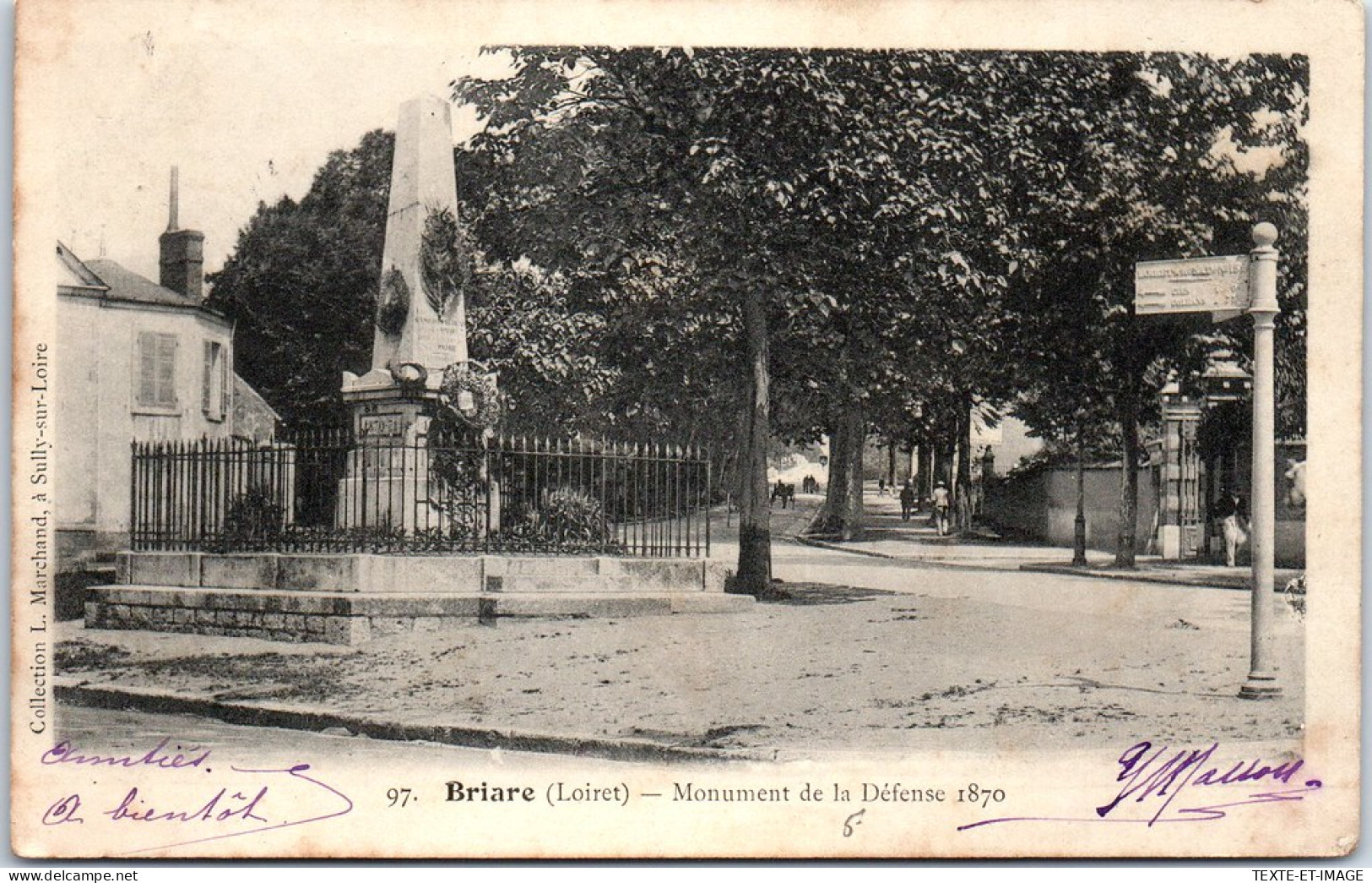 45 BRIARE - Monument De 1870. - Briare