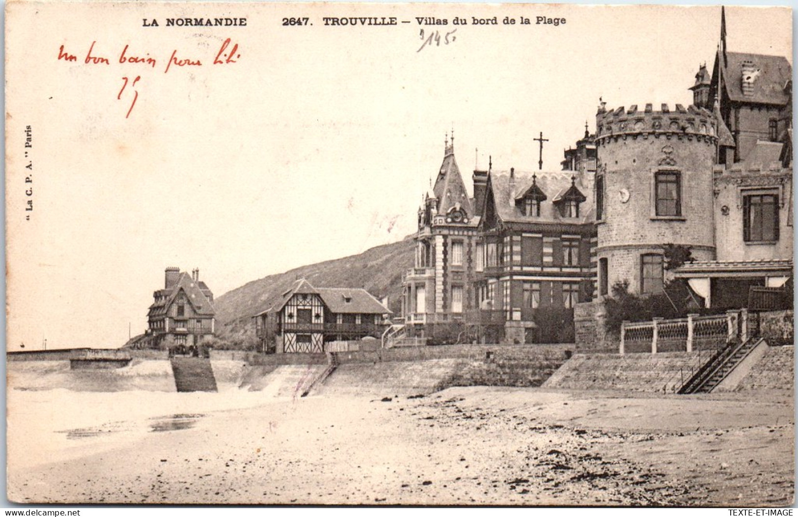 14 TROUVILLE - Villas Du Bord De La Plage  - Trouville