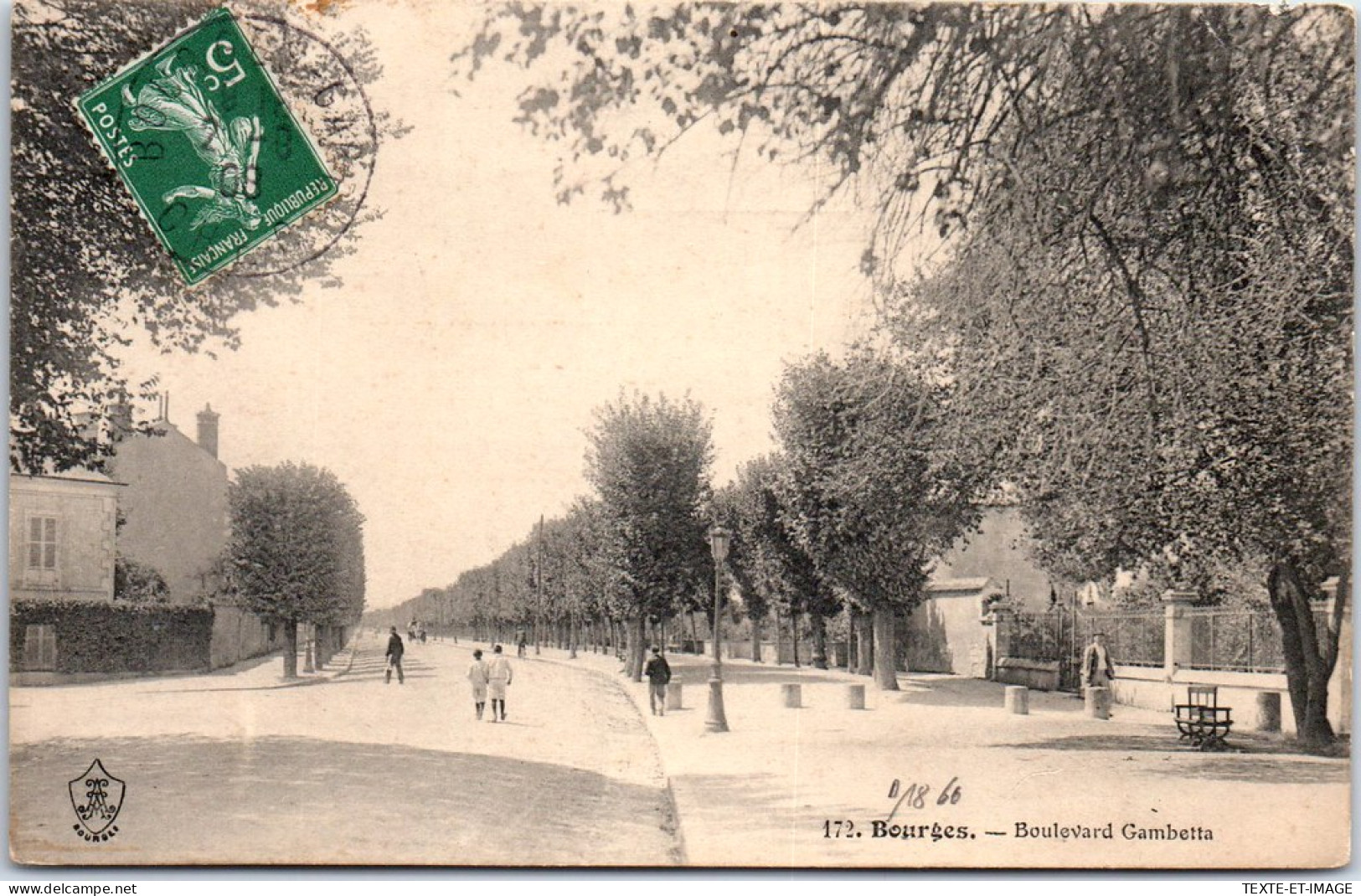 18 BOURGES - Perspective Du Boulevard Gambetta. - Bourges