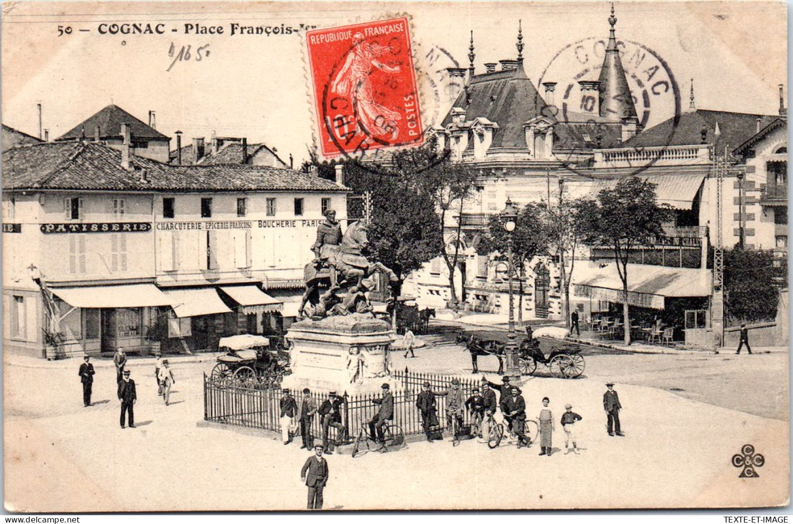16 COGNAC - La Place Francois 1er, Vue D'ensemble. - Cognac