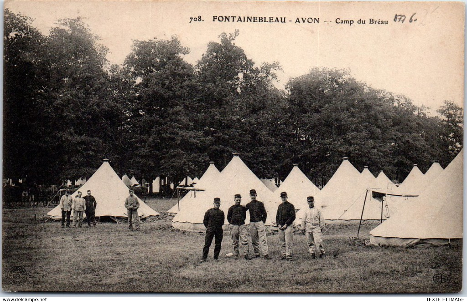 77 AVON - Le Camp Militaire Du Breau  - Avon