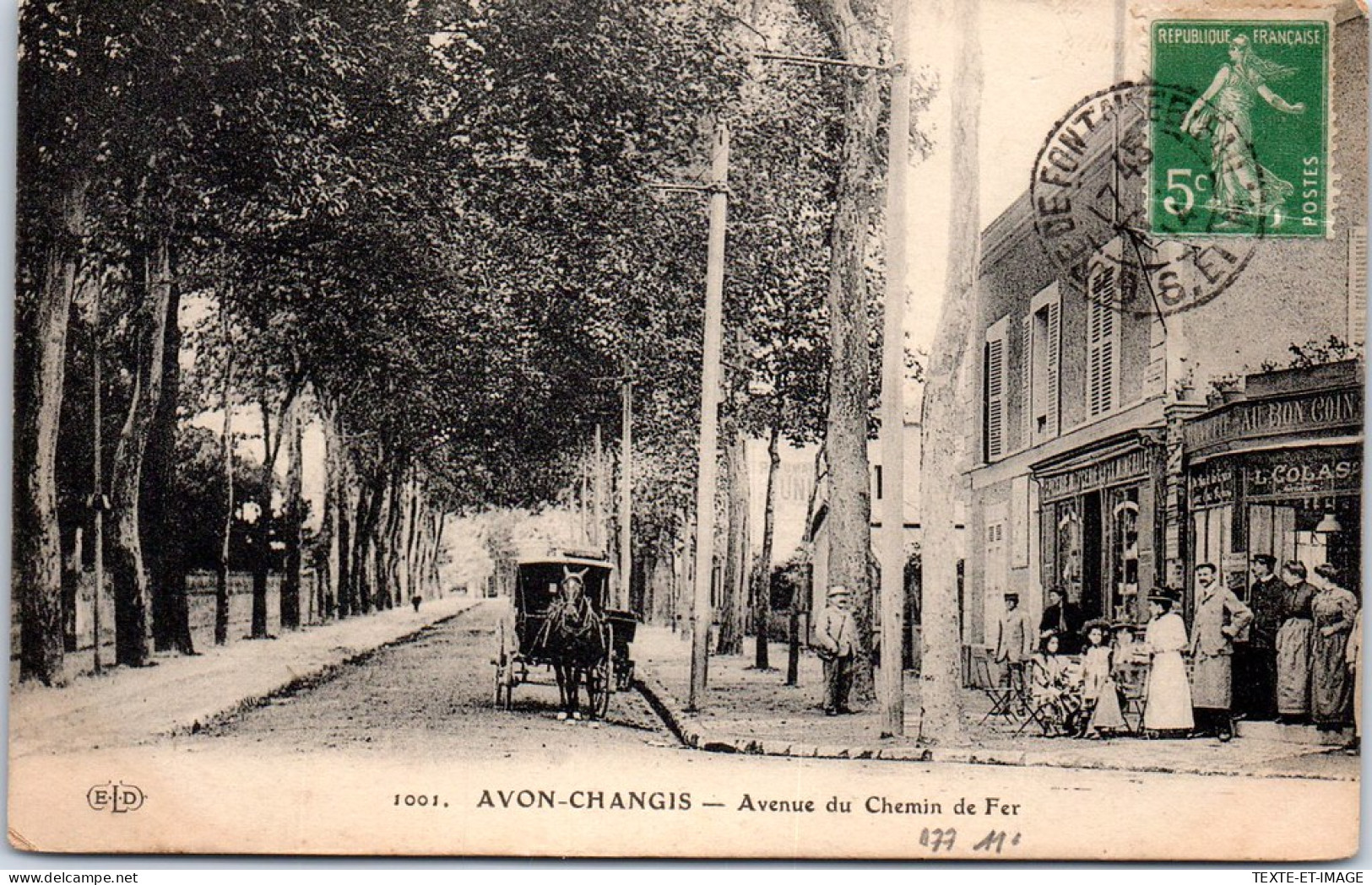 77 AVON - Avenue Du Chemin De Fer. - Avon