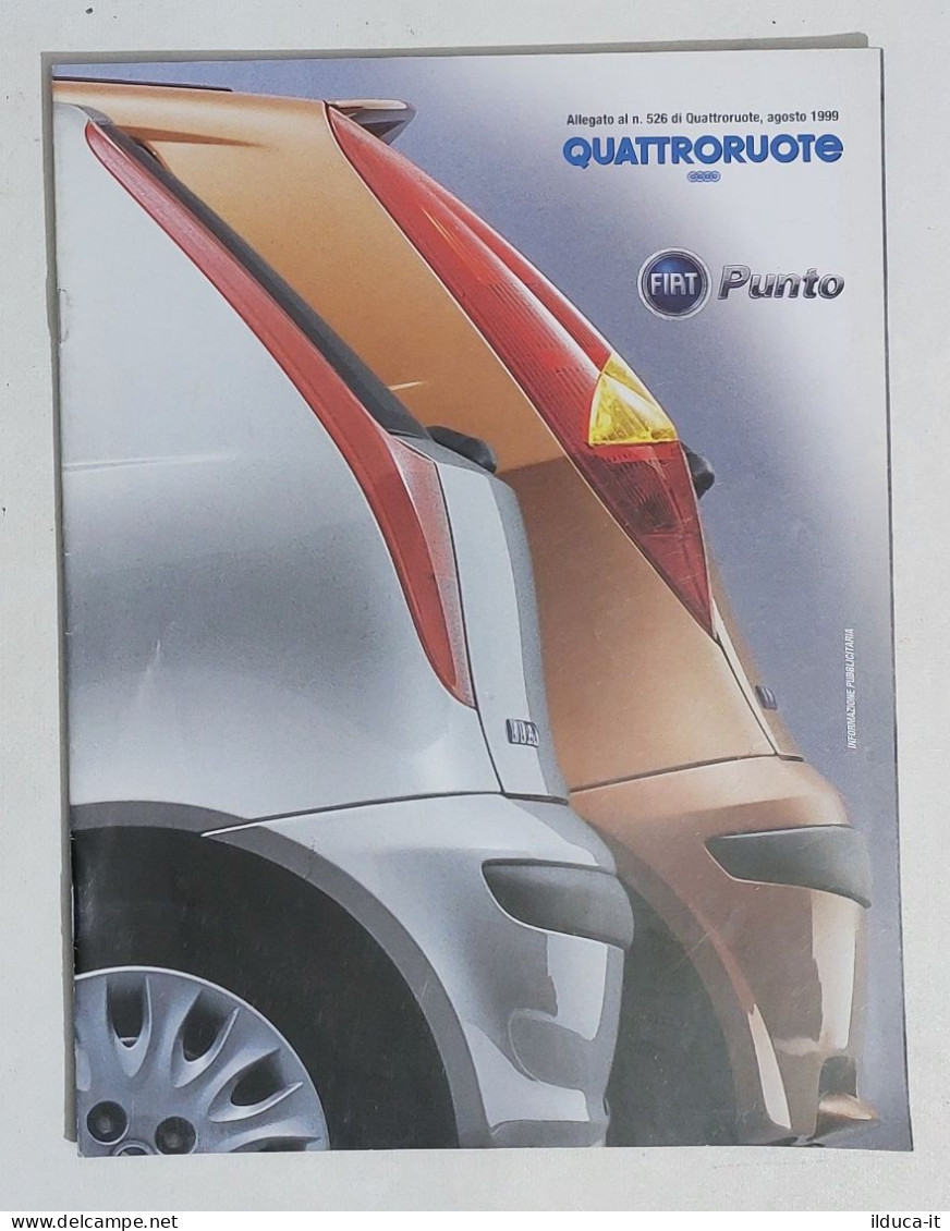 69888 Depliant Auto Quattroruote - FIAT Punto - 1999 - Voitures