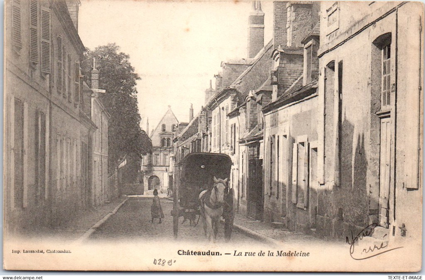 28 CHATEAUDUN - La Rue De La Madeleine  - Chateaudun