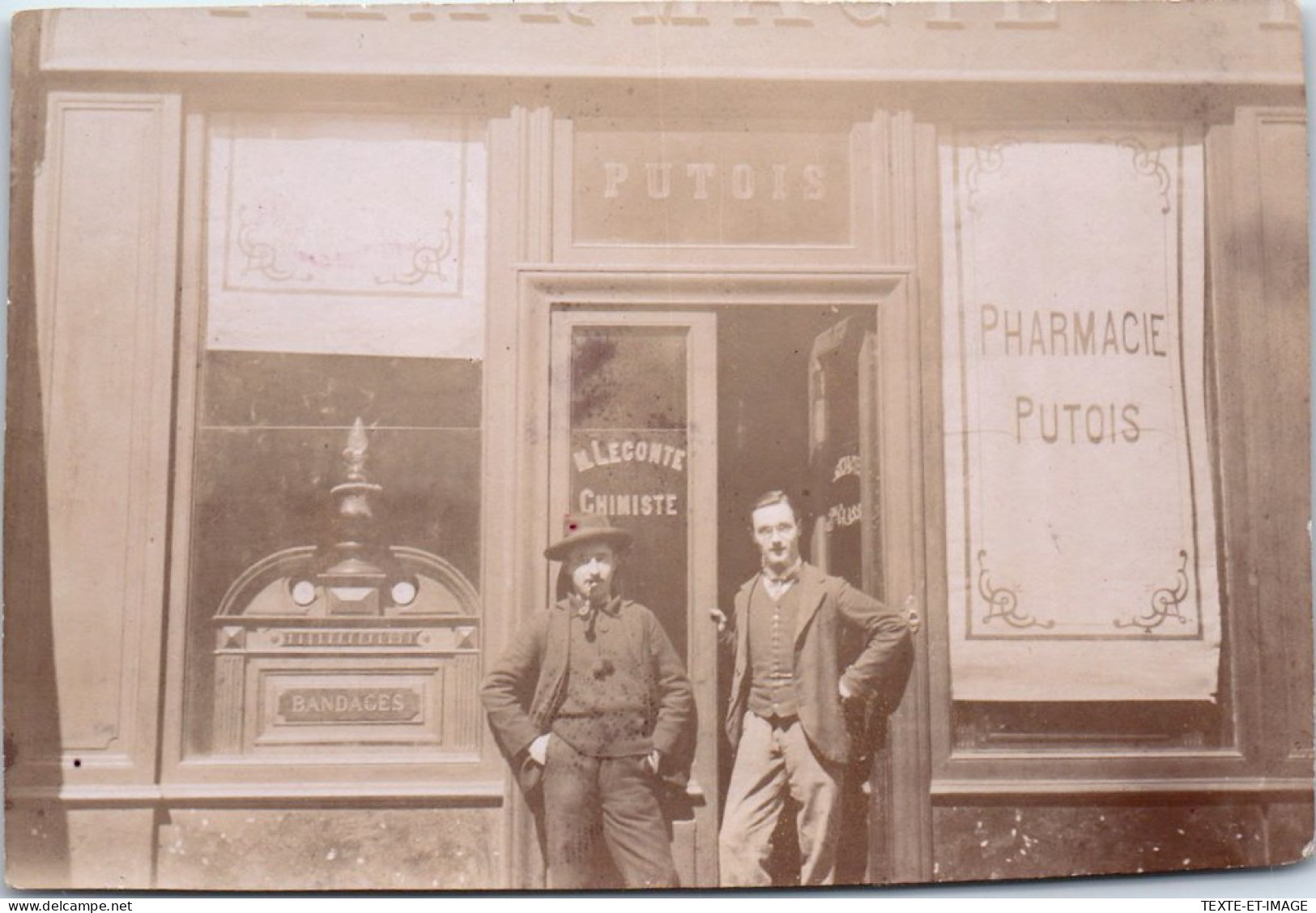 89 JOIGNY - PHOTO Devanture Pharmacie PUTOIS [105X77mm] - Joigny