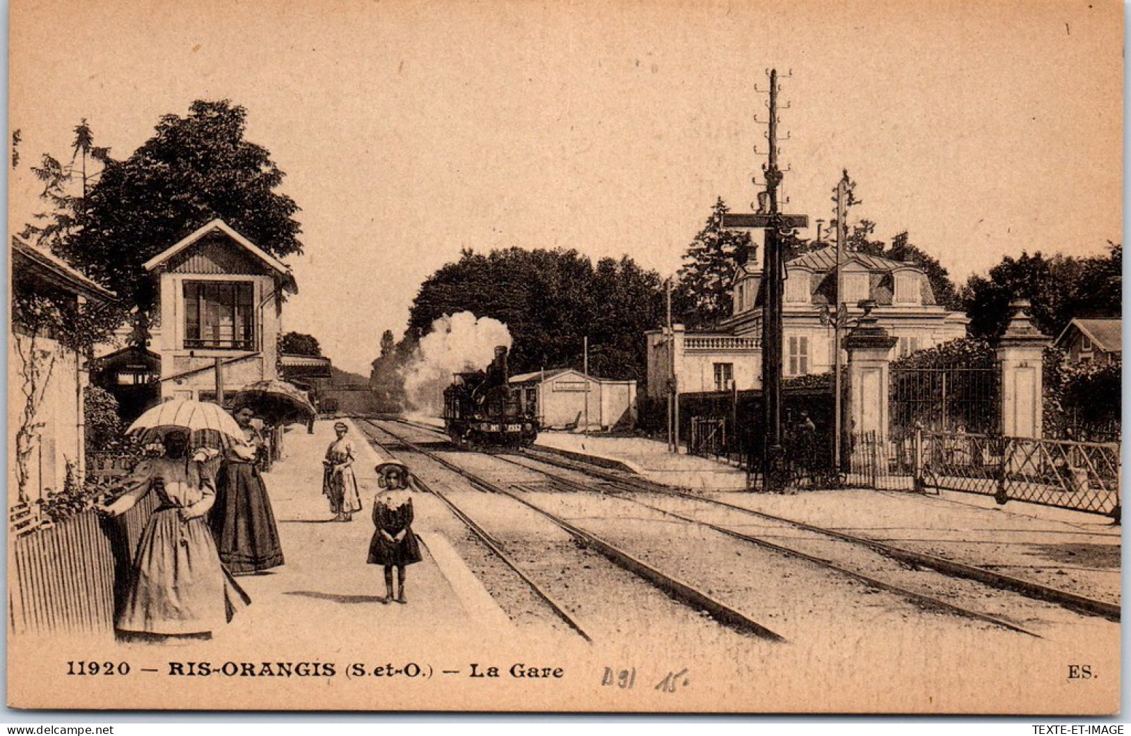 91 RIS ORANGIS - La Gare. - Ris Orangis