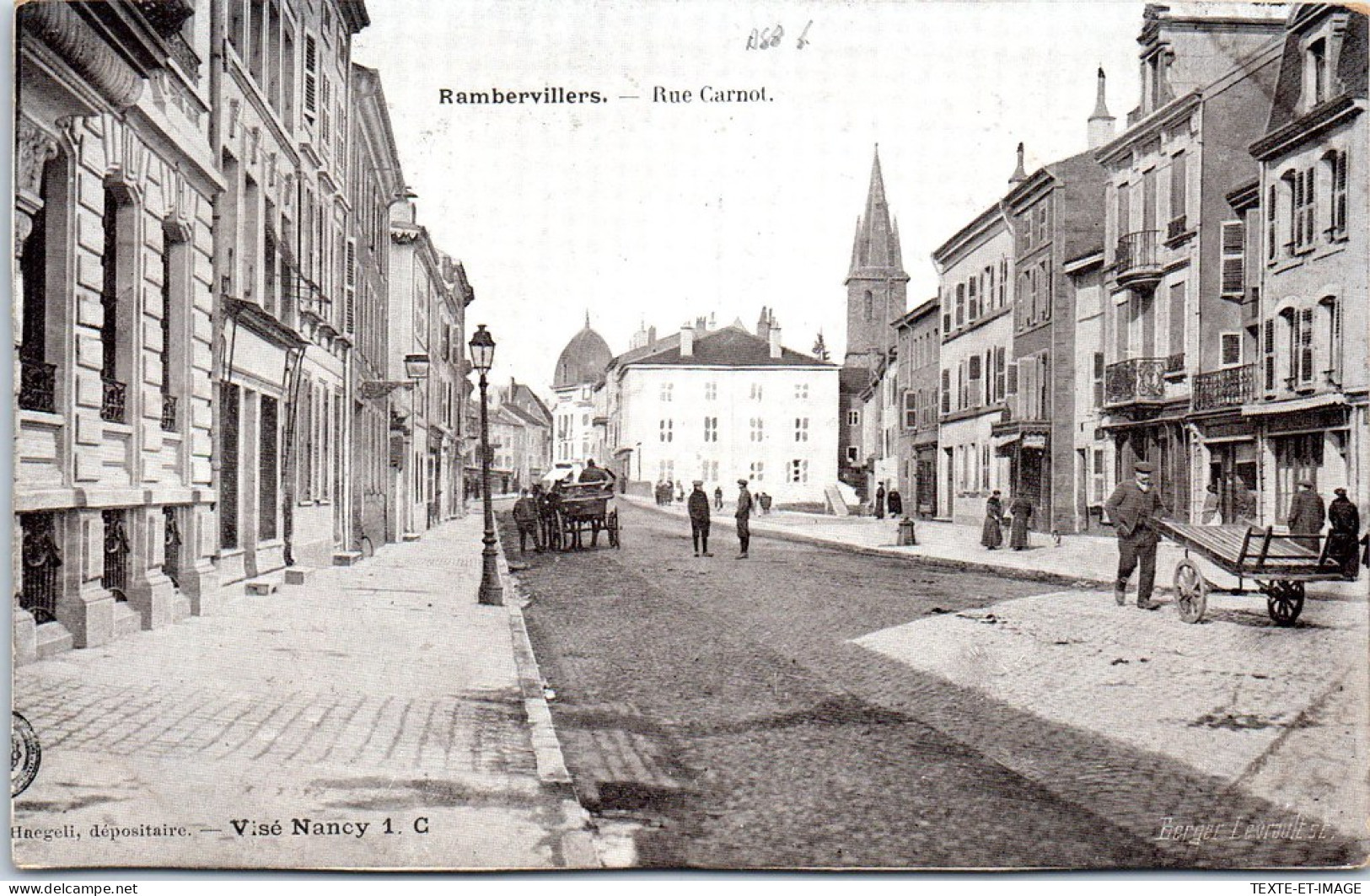 88 RAMBERVILLERS - Vue De La Rue Carnot. - Rambervillers