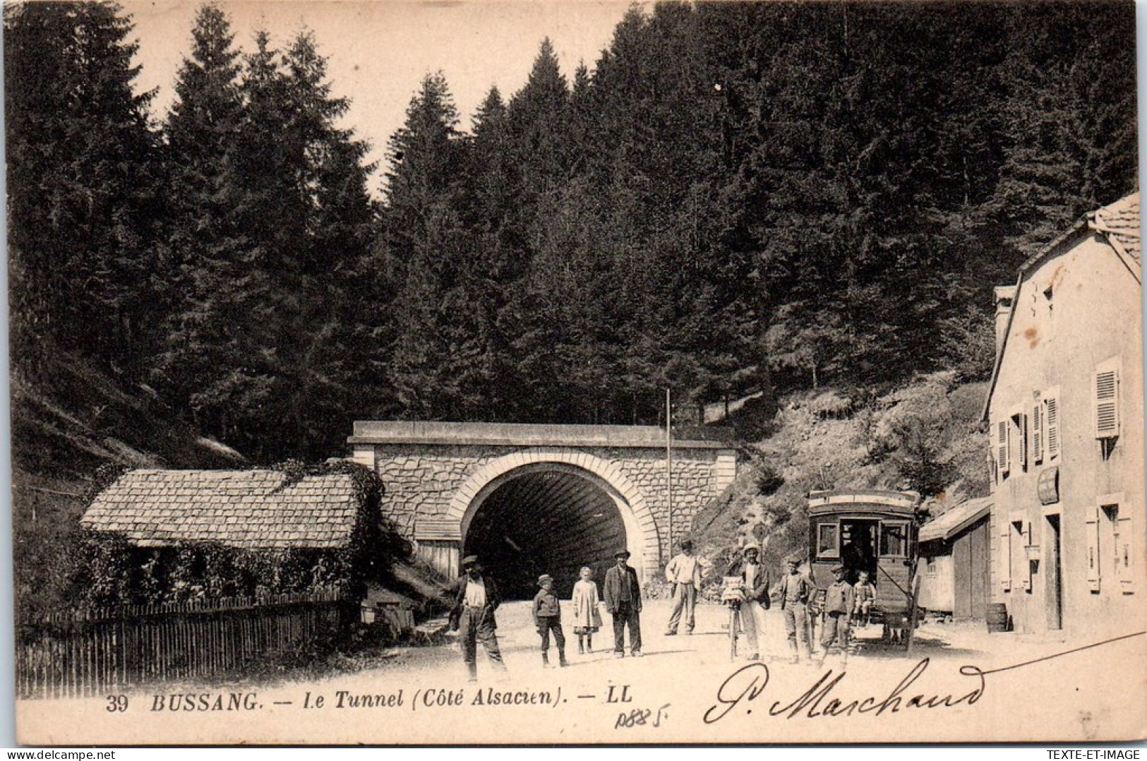 88 BUSSANG - Le Tunnel Du Cote Alsacien. - Bussang