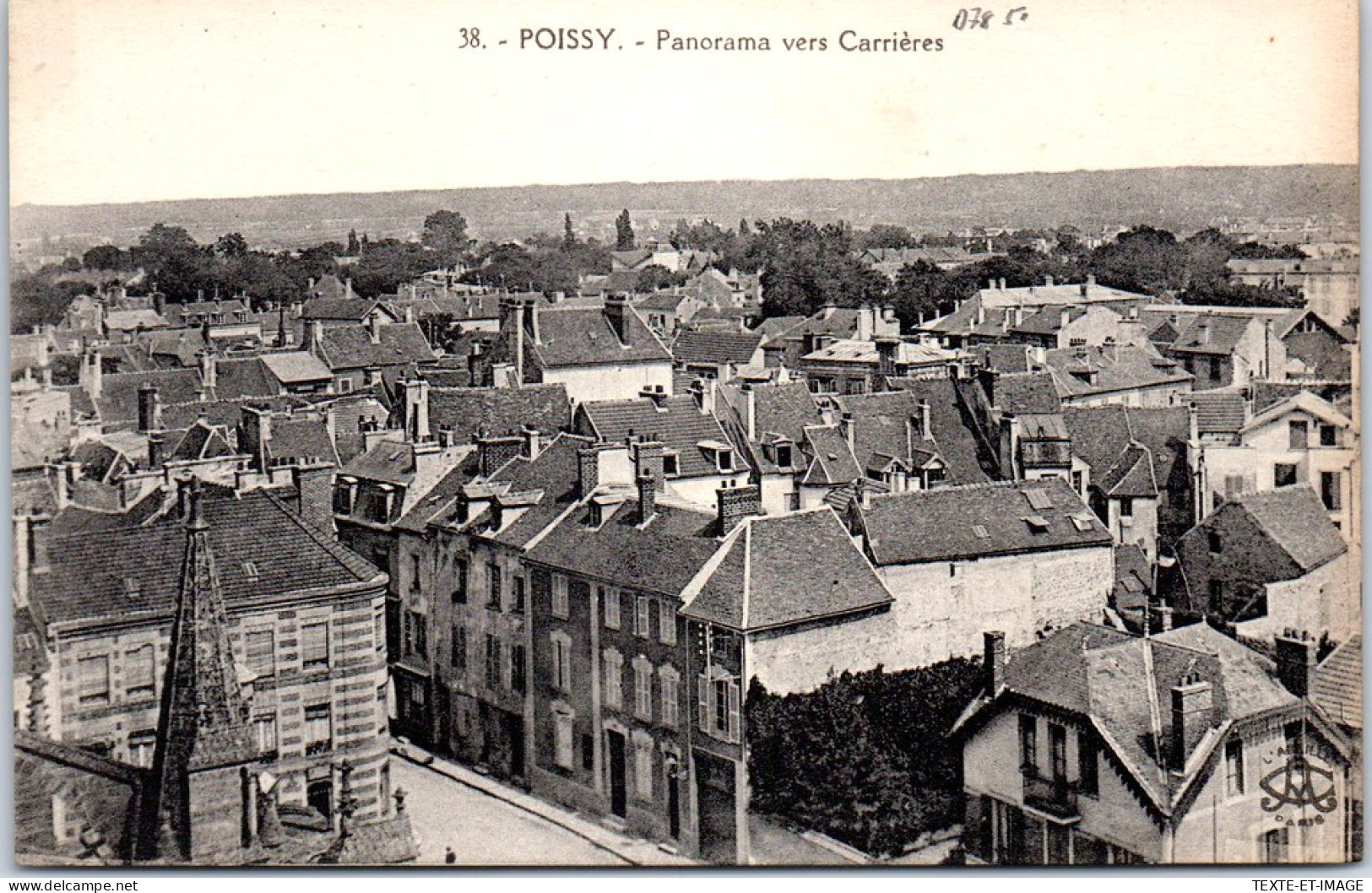 78 POISSY - Panorama Des Carrieres  - Poissy