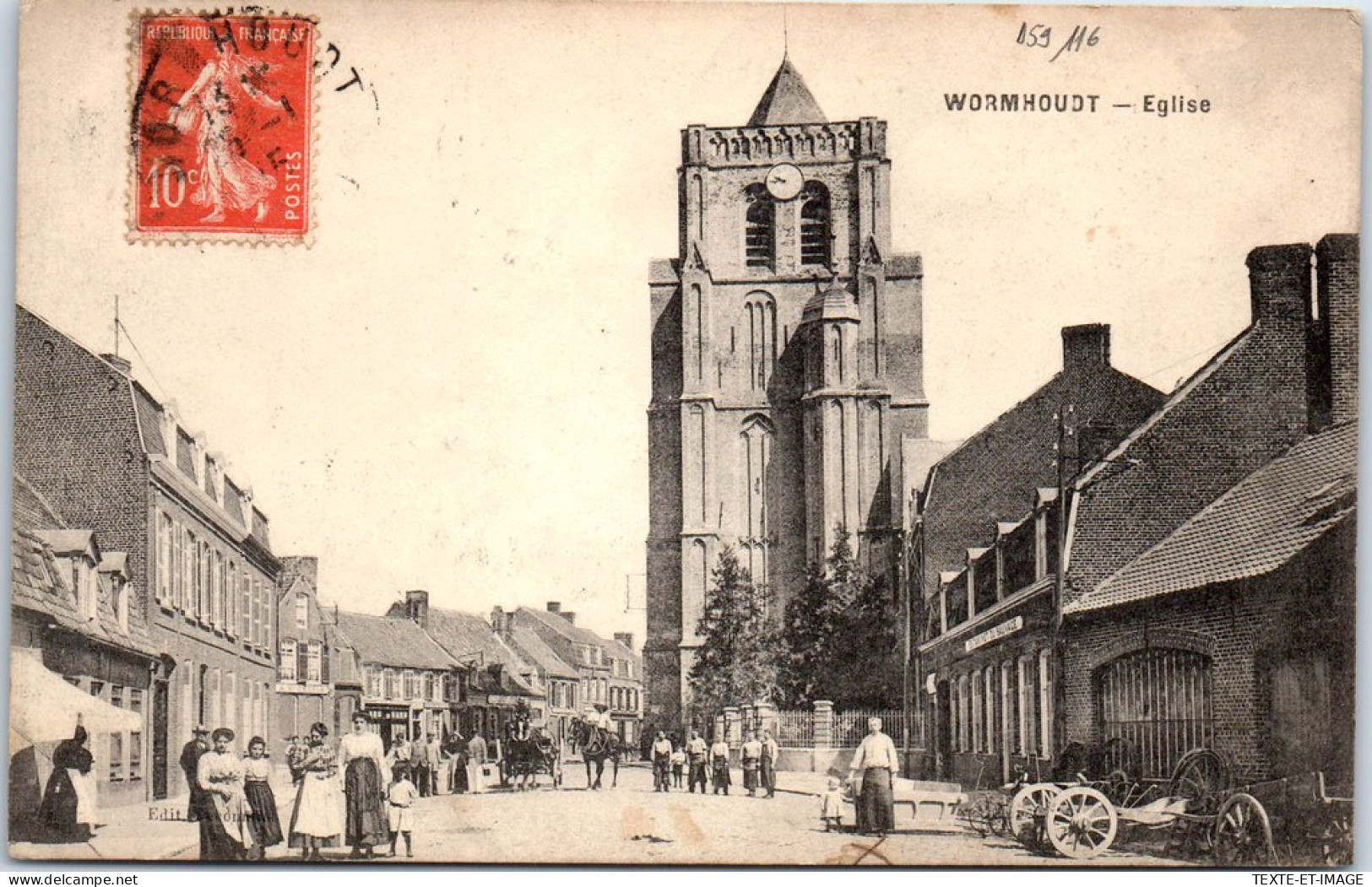 59 WORMHOUDT - L'eglise  - Wormhout
