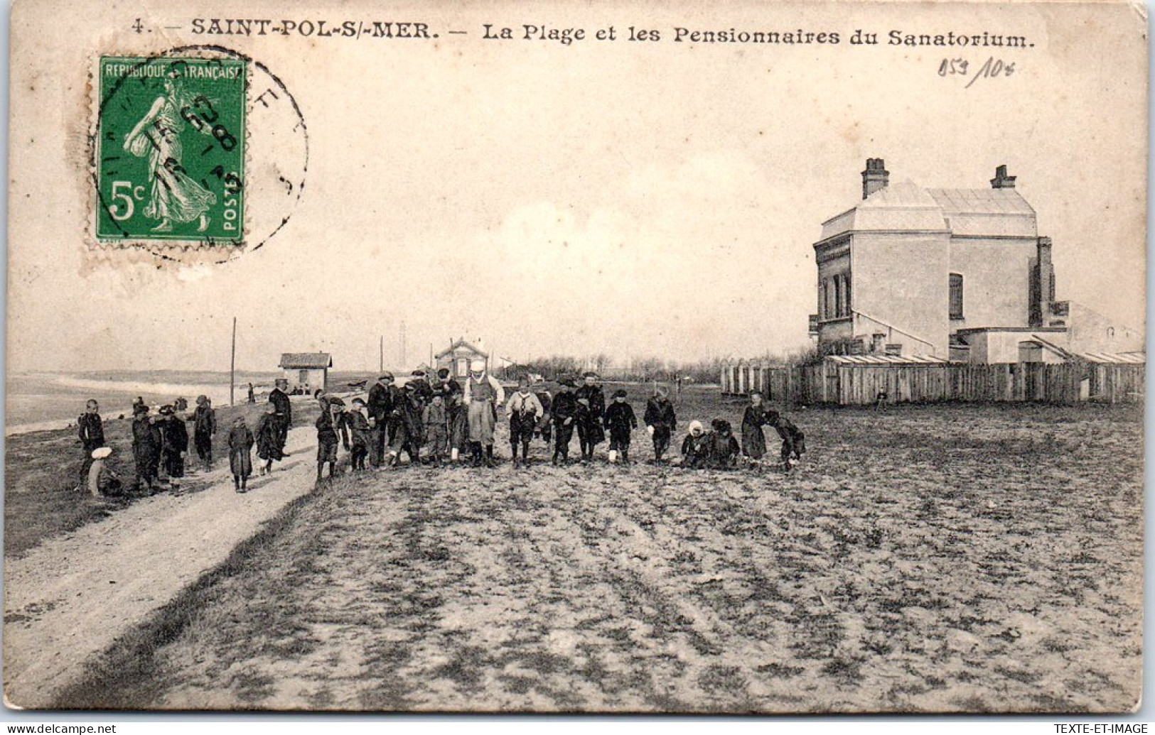 59 SAINT POL SUR MER - La Plage & Pensionnaires Du Sanatorium - Saint Pol Sur Mer