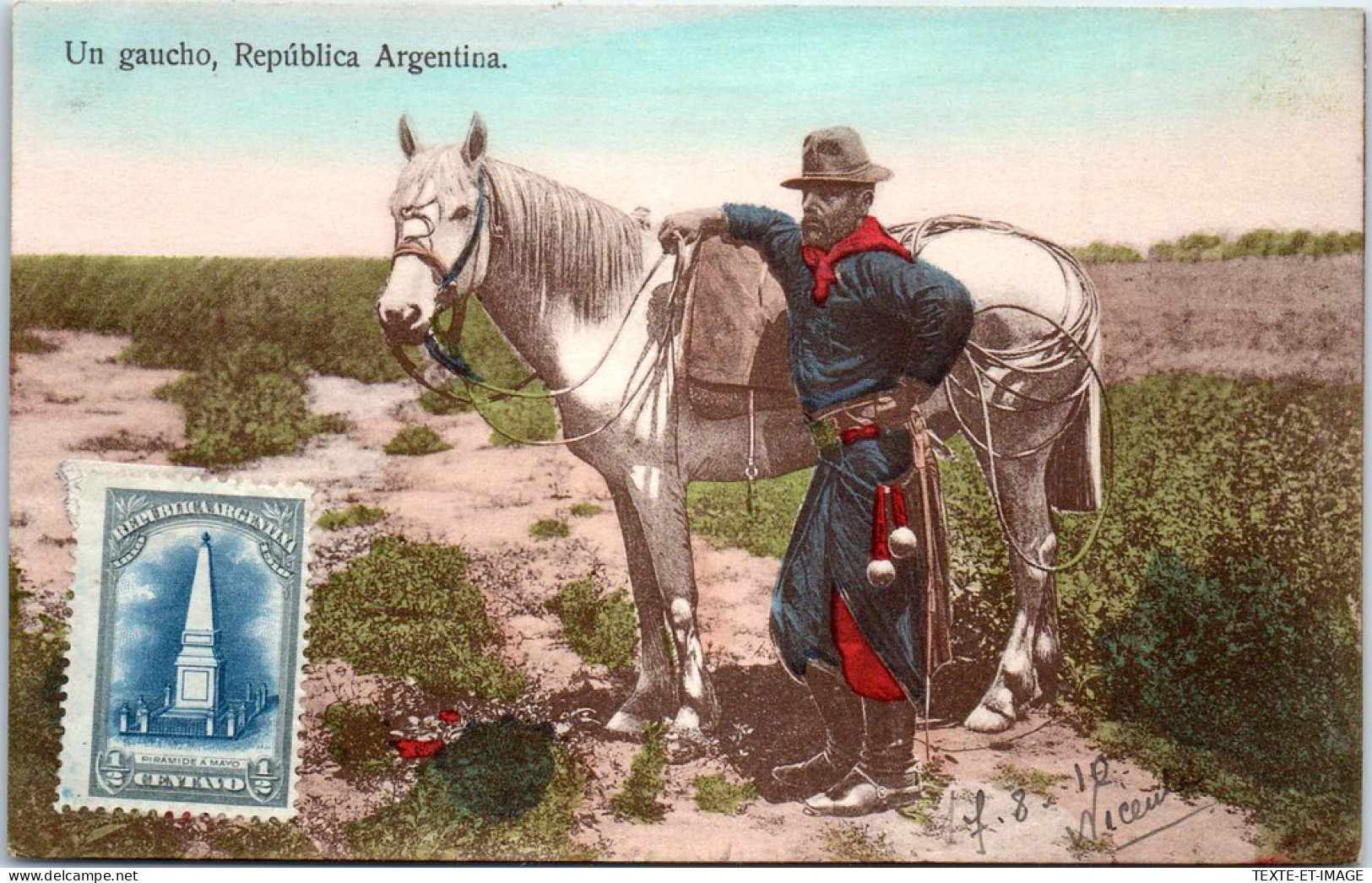 ARGENTINE - Un Gaucho Republica Argentina  - Argentinië