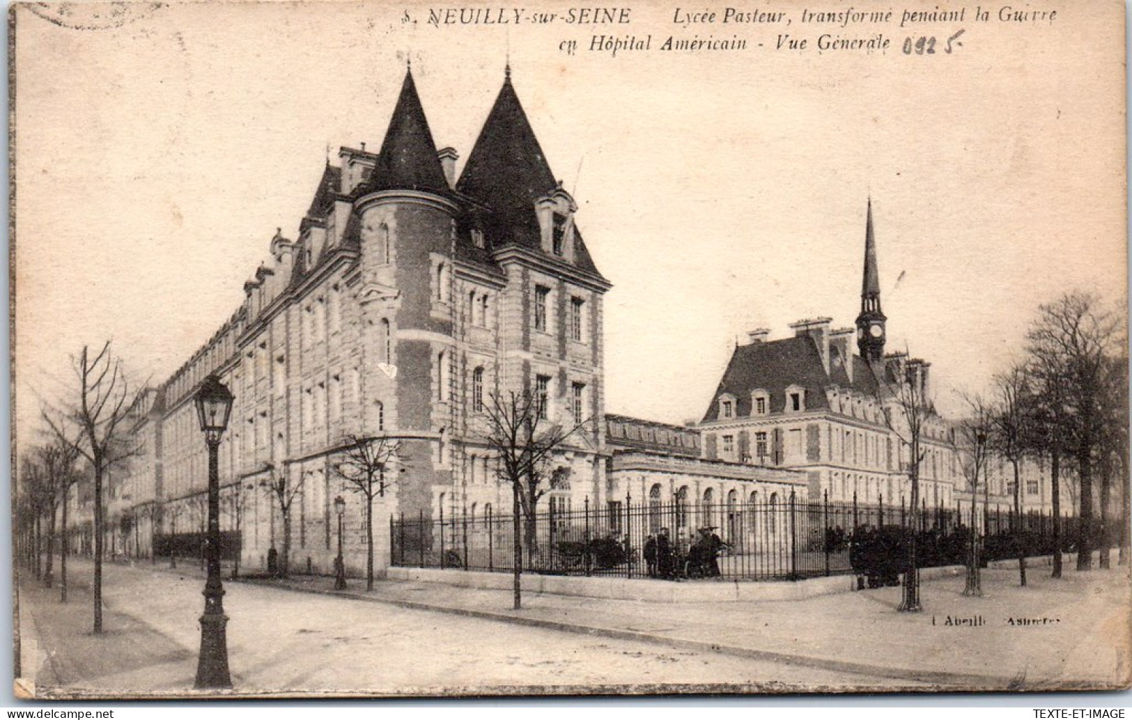 92 NEUILLY SUR SEINE - Le Lycee Pasteur (hopital Americain) - Neuilly Sur Seine
