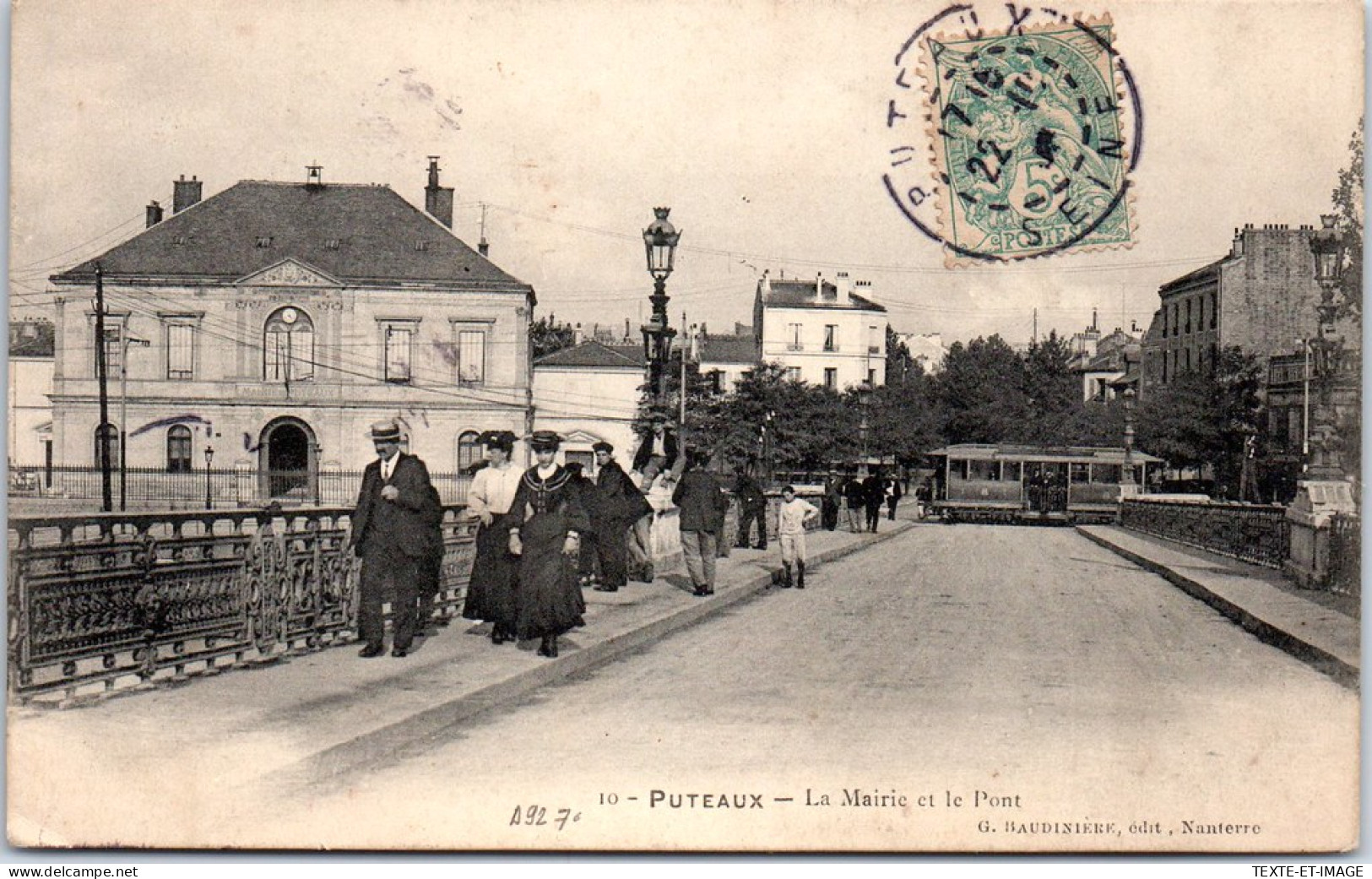 92 PUTEAUX - La Mairie Et Le Pont. - Puteaux
