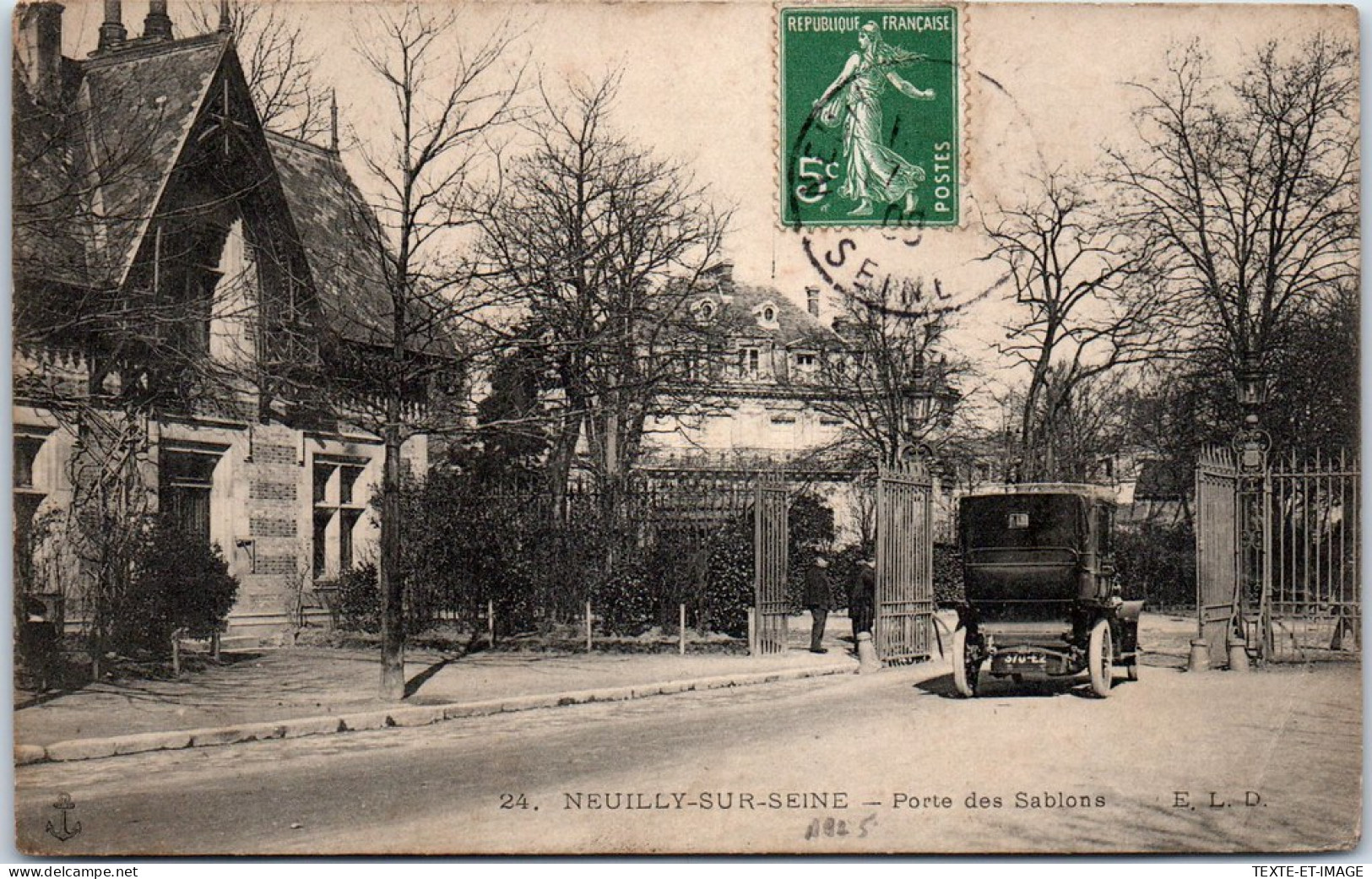 92 NEUILLY SUR SEINE - La Porte Des Sablons. - Neuilly Sur Seine
